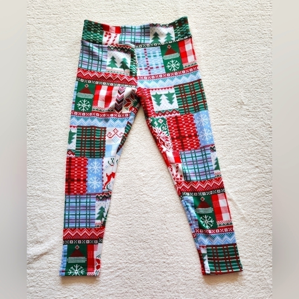 New Christmas high rise fur lined leggings super warm and cozy size XXL (19)